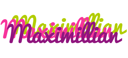 Maximillian flowers logo