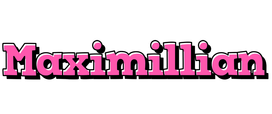 Maximillian girlish logo