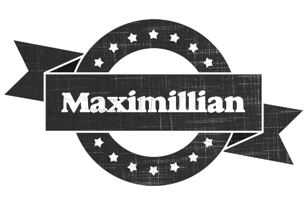 Maximillian grunge logo