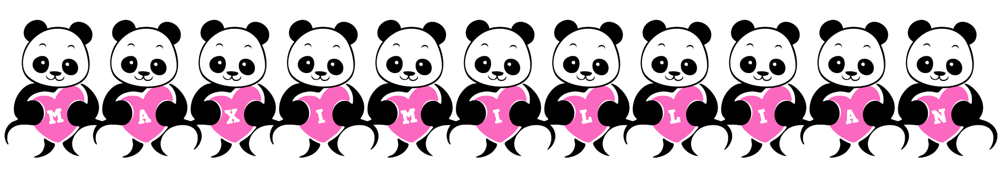 Maximillian love-panda logo