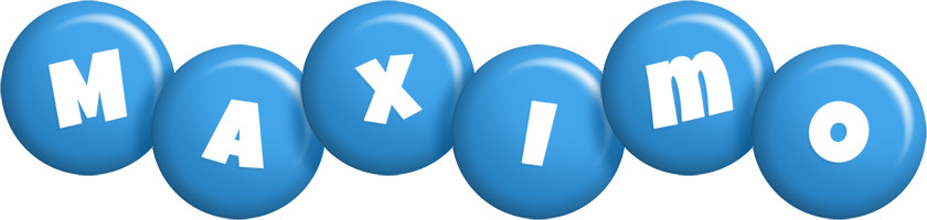 Maximo candy-blue logo