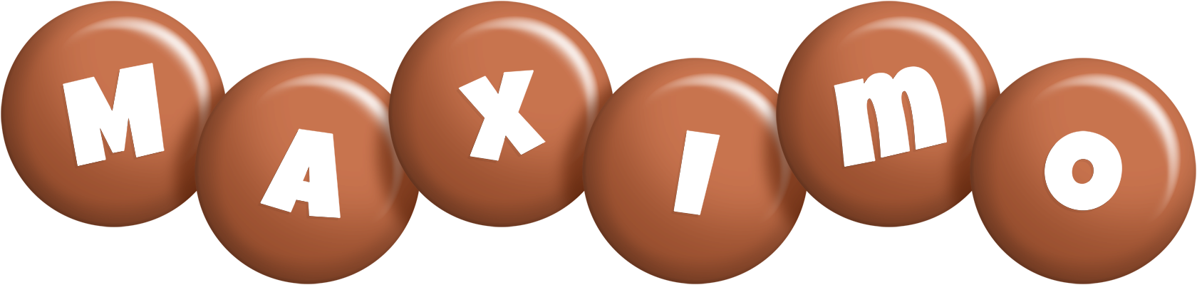 Maximo candy-brown logo