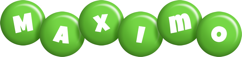 Maximo candy-green logo