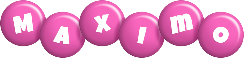 Maximo candy-pink logo