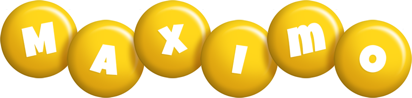 Maximo candy-yellow logo
