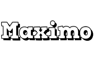 Maximo snowing logo