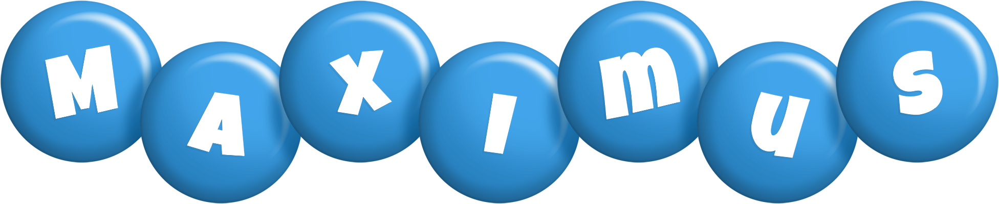 Maximus candy-blue logo