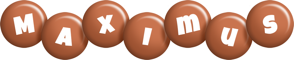Maximus candy-brown logo