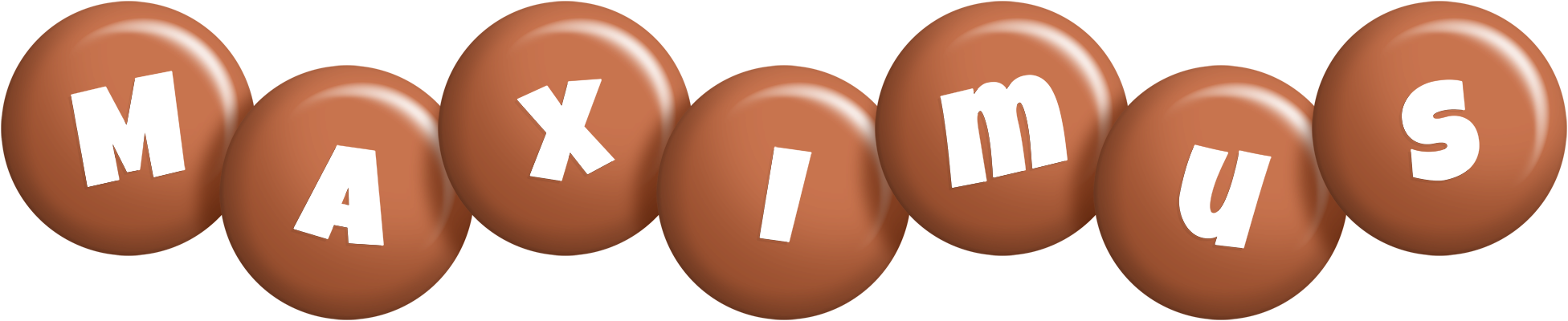 Maximus candy-brown logo