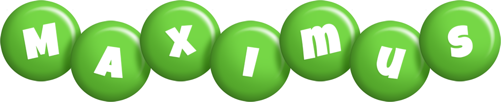Maximus candy-green logo
