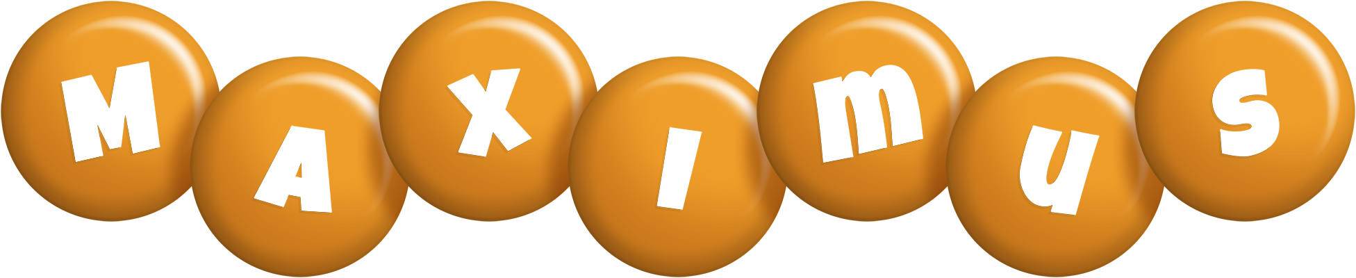 Maximus candy-orange logo
