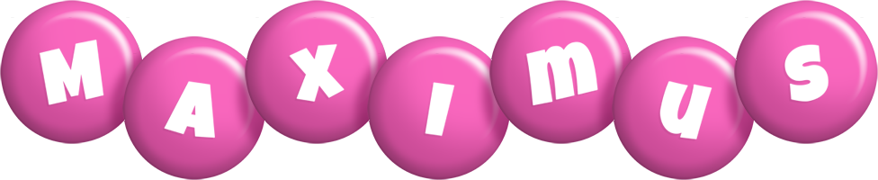 Maximus candy-pink logo