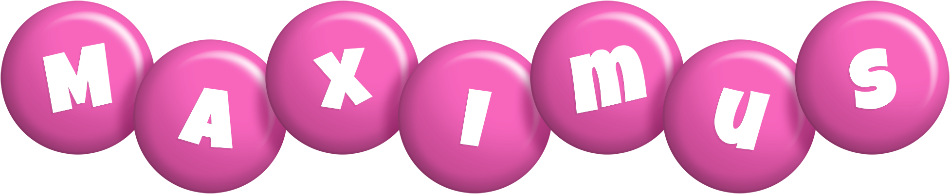 Maximus candy-pink logo