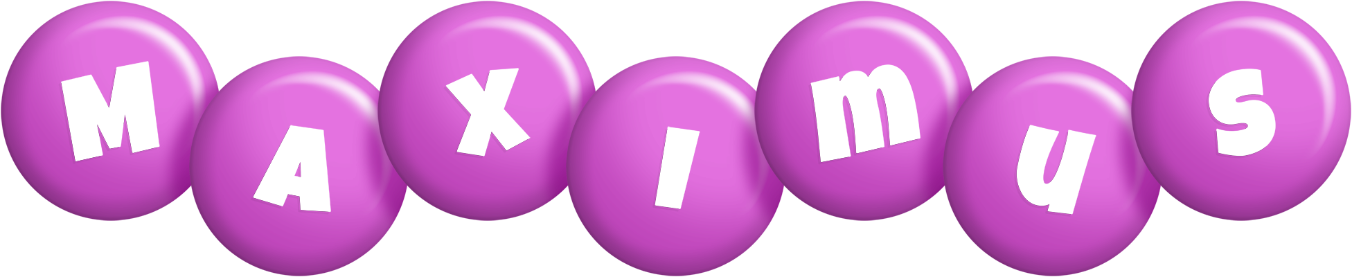 Maximus candy-purple logo