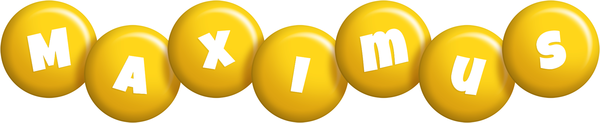 Maximus candy-yellow logo