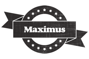 Maximus grunge logo