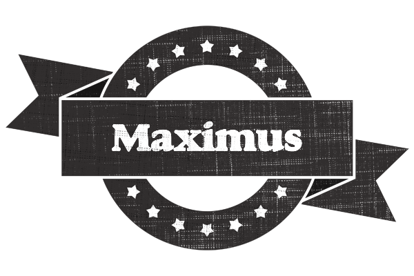 Maximus grunge logo