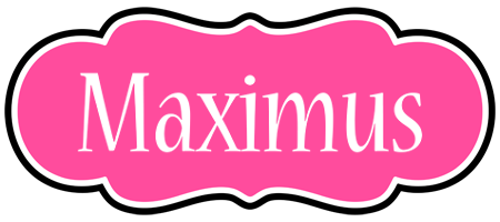 Maximus invitation logo