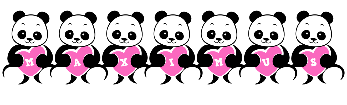 Maximus love-panda logo