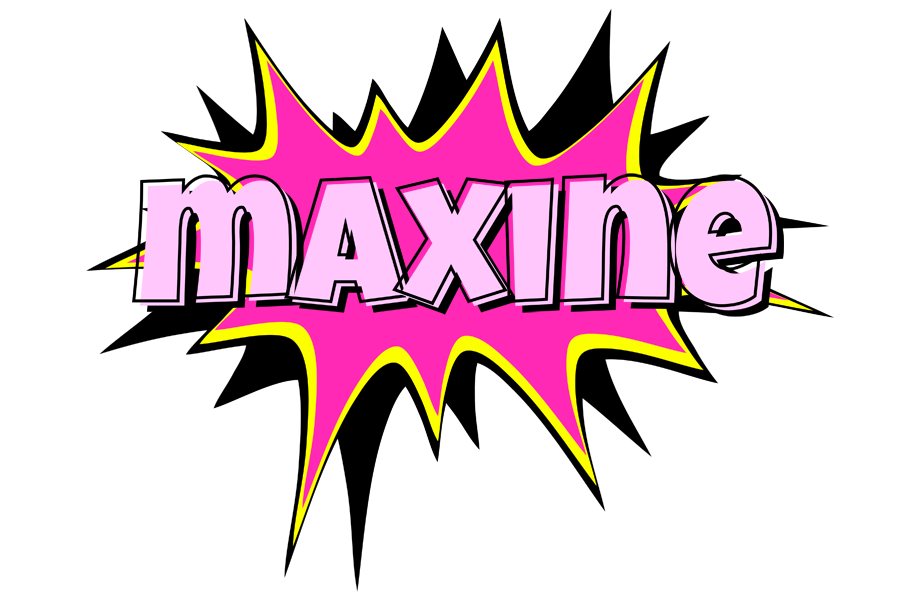 Maxine badabing logo