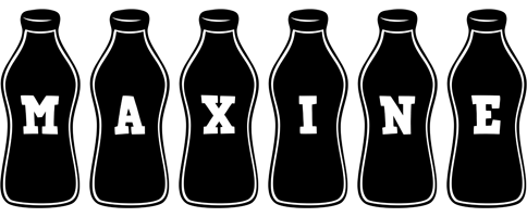 Maxine bottle logo