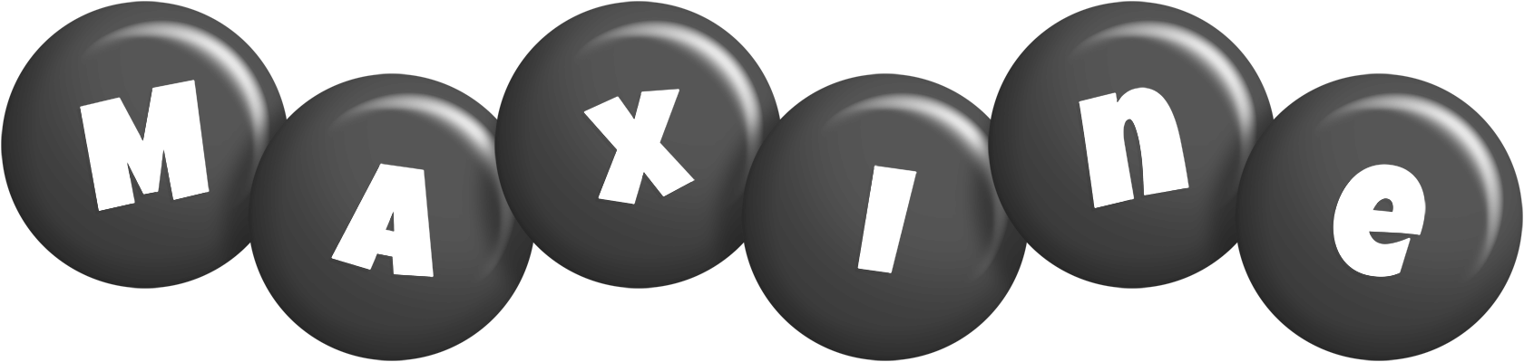 Maxine candy-black logo