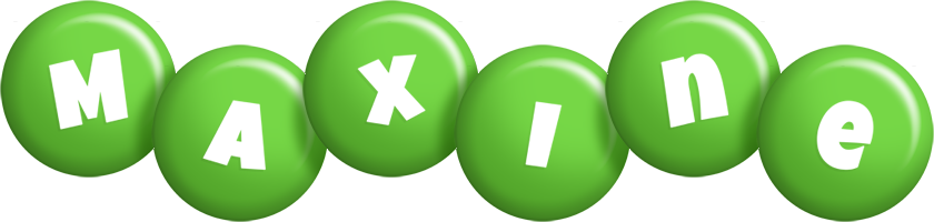 Maxine candy-green logo