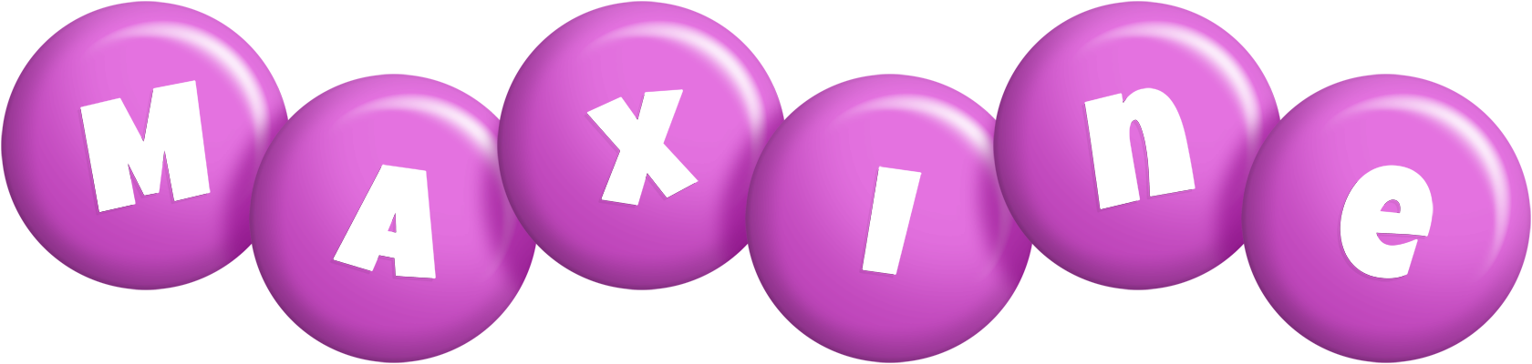 Maxine candy-purple logo