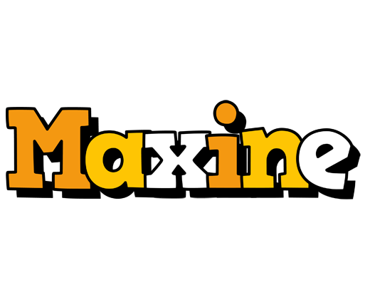 Maxine cartoon logo