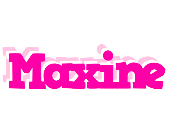 Maxine dancing logo