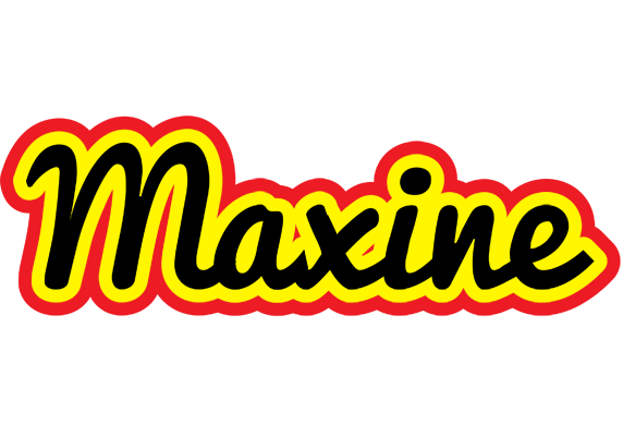 Maxine flaming logo