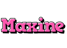 Maxine girlish logo