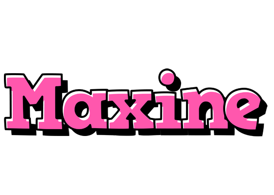 Maxine girlish logo