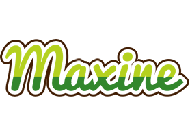 Maxine golfing logo
