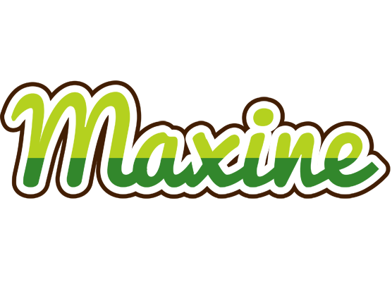 Maxine golfing logo