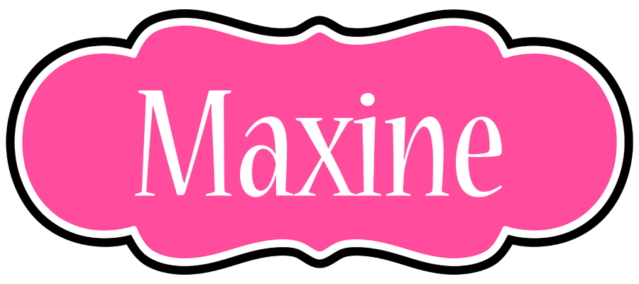 Maxine invitation logo
