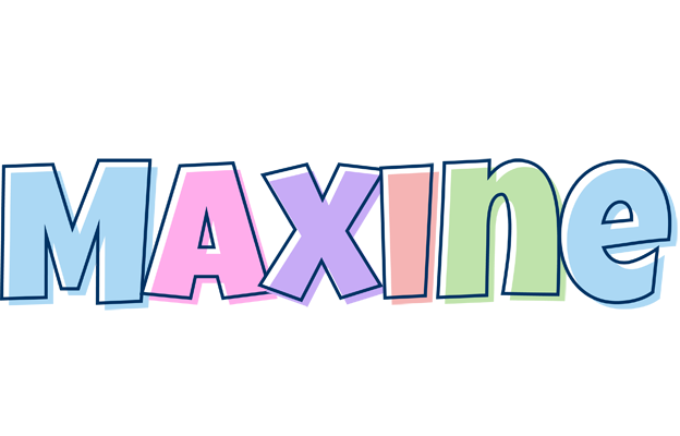 Maxine pastel logo