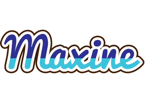 Maxine raining logo