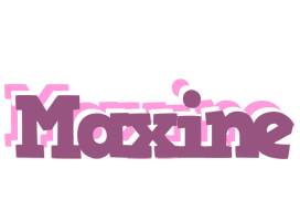 Maxine relaxing logo