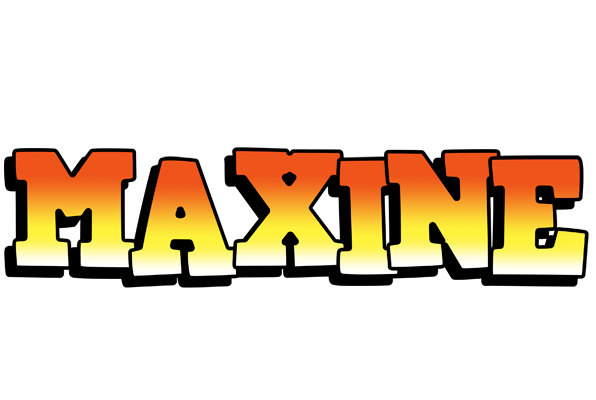 Maxine sunset logo