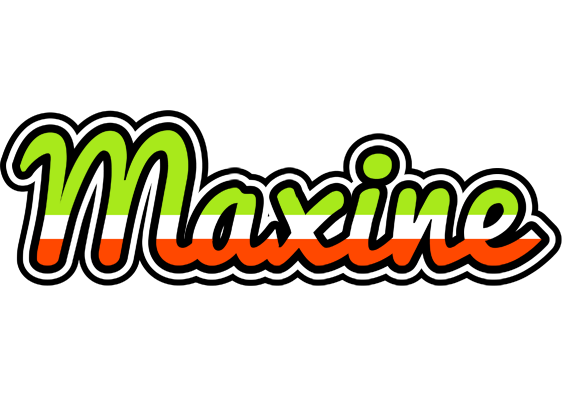 Maxine superfun logo