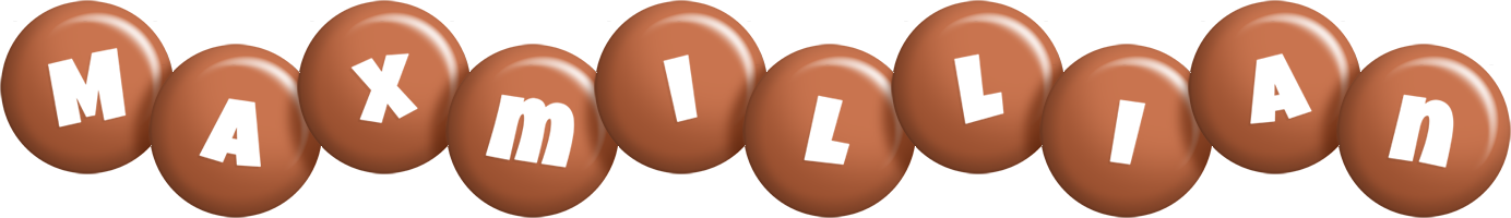 Maxmillian candy-brown logo