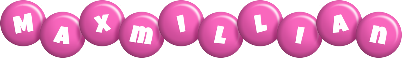 Maxmillian candy-pink logo