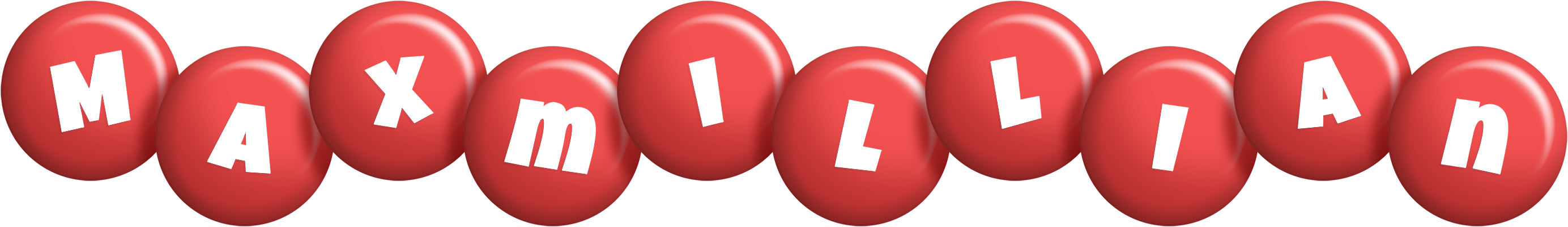 Maxmillian candy-red logo