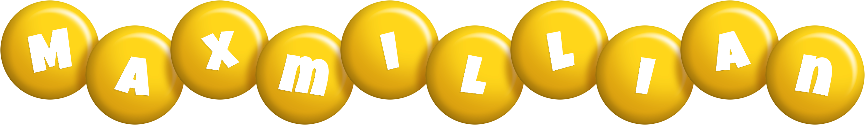 Maxmillian candy-yellow logo