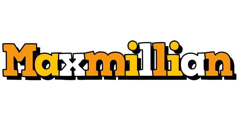 Maxmillian cartoon logo