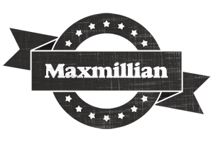 Maxmillian grunge logo