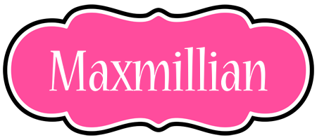 Maxmillian invitation logo