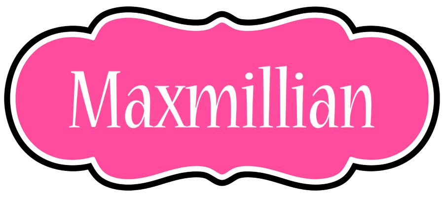 Maxmillian invitation logo