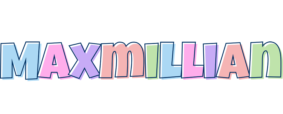 Maxmillian pastel logo